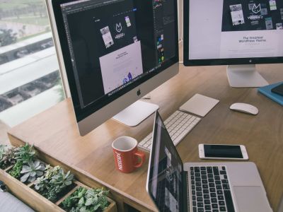 work desk - secure email - Cybersecurity, Ransomware Protection