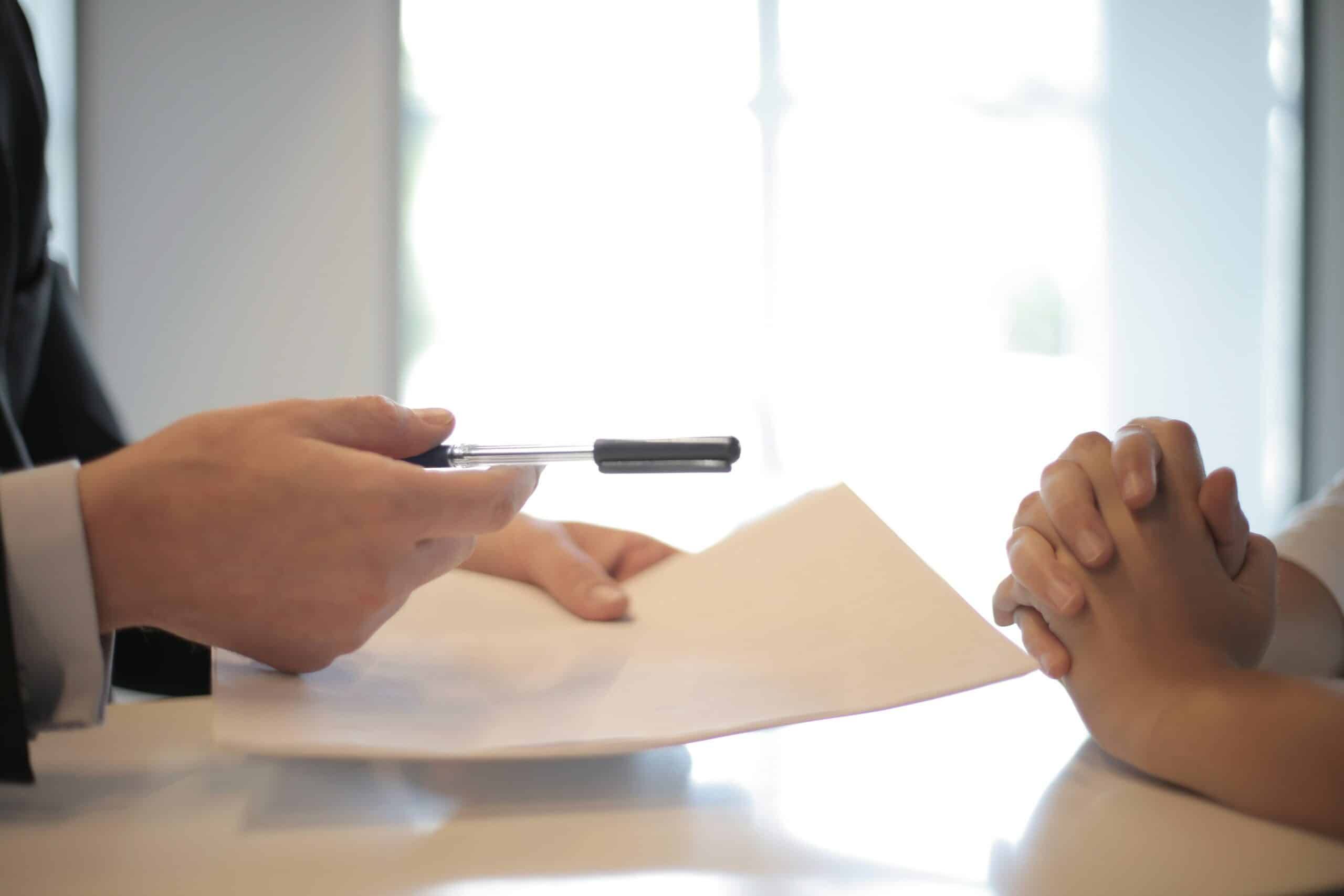 cyber insurance - signing a document, Cybersecurity, Ransomware Protection