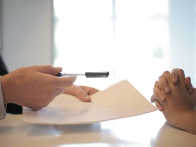 cyber insurance - signing a document, Cybersecurity, Ransomware Protection