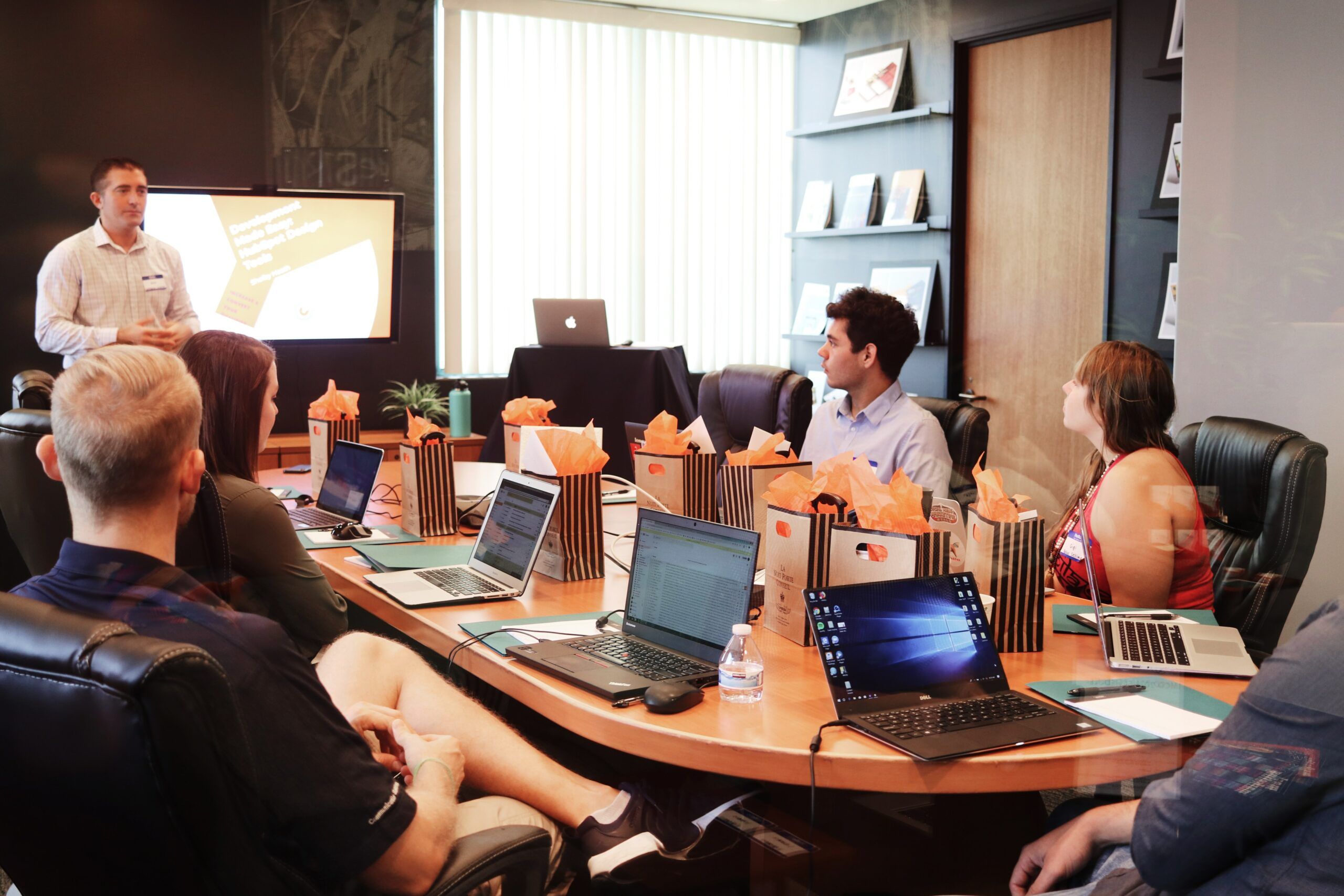 business meeting - small business it support, Cyberscore, cybersecurity companies Chicago