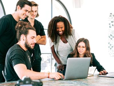 small business team - cybersecurity insurance, Cyberscore, cybersecurity companies Chicago