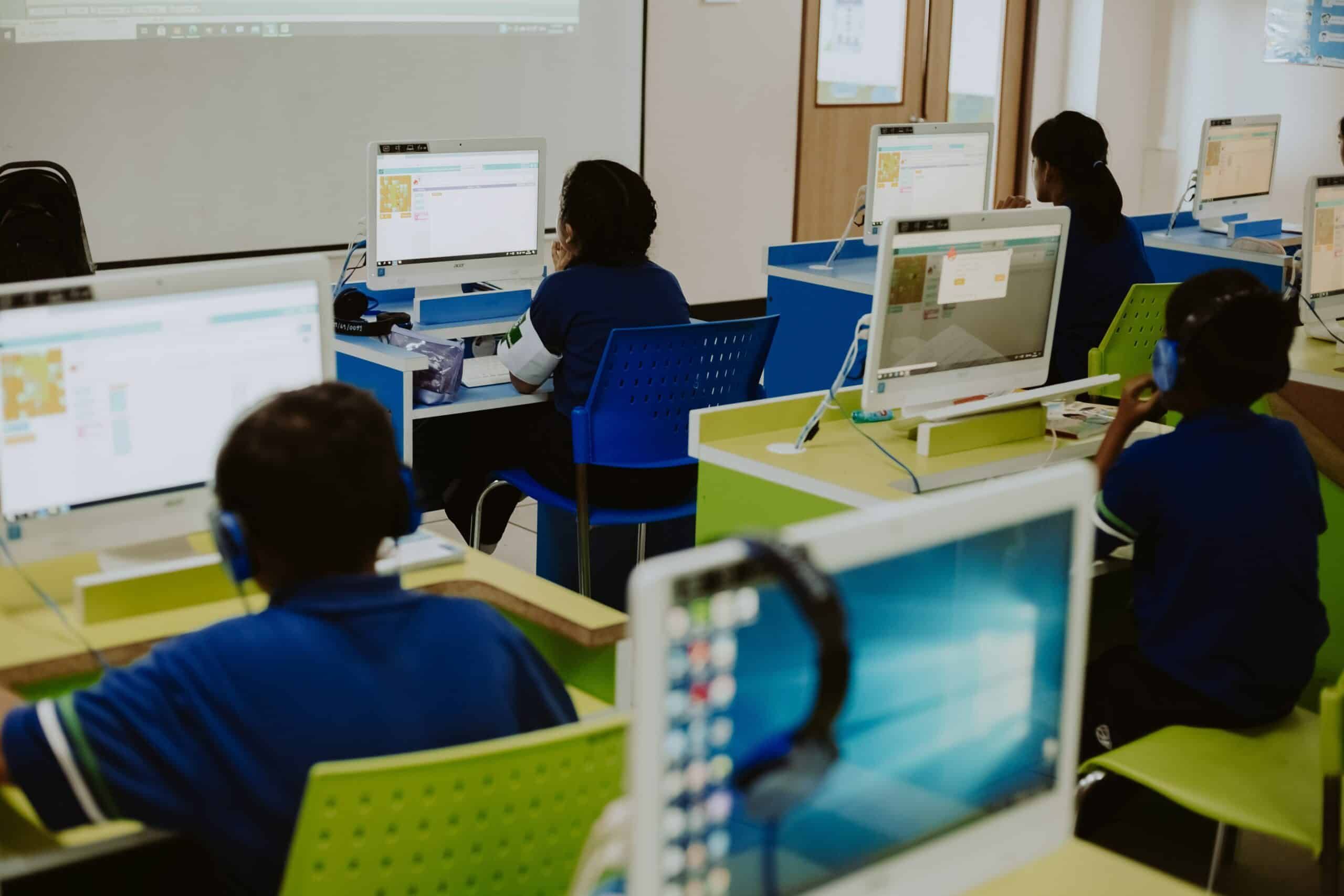 children on computers - future of cybersecurity, Cybersecurity, Ransomware Protection