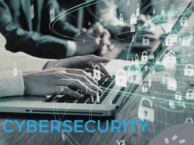 person on laptop, Cybersecurity, Ransomware Protection